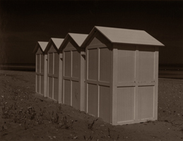 Cabines à Honfleur, Normandie, 2002