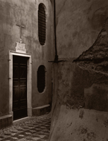 Porte d'église à Bastia, Corse, 2002